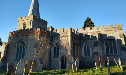 church cctv wifi camera installation to protect lead roof